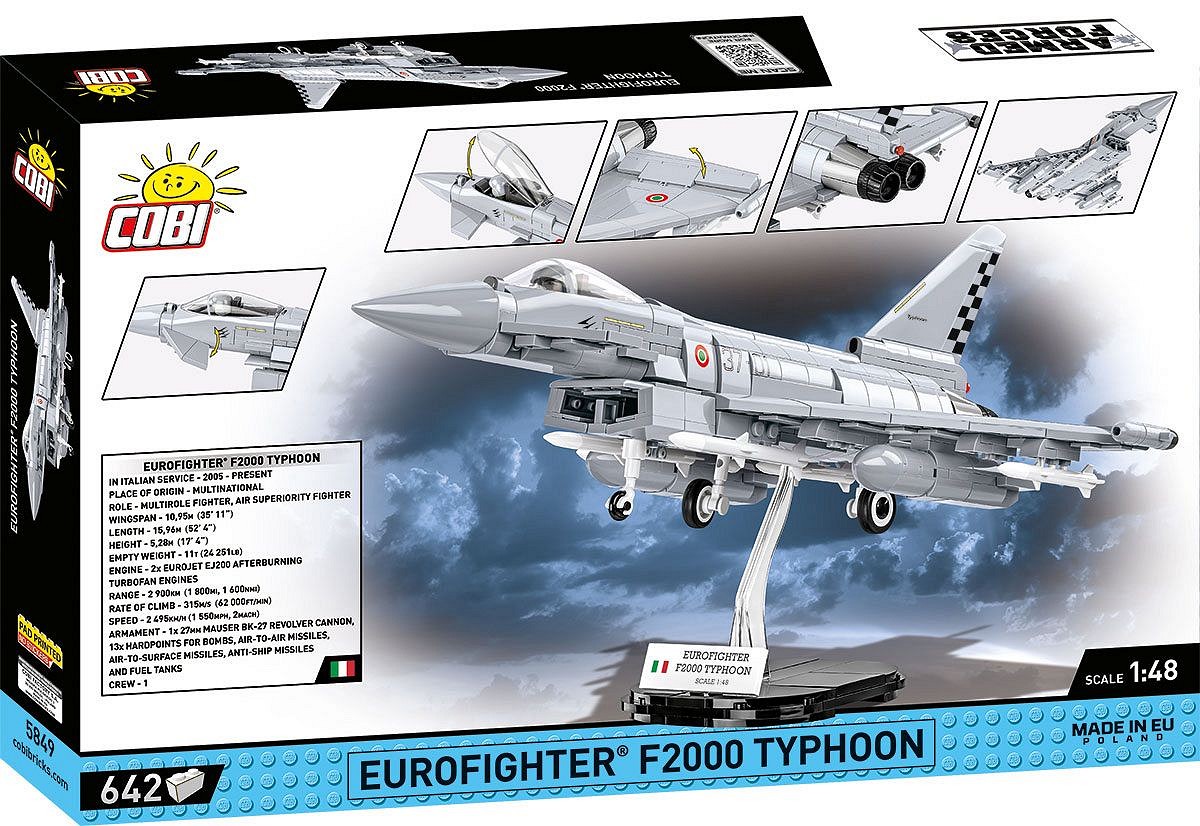 COBI Eurofighter Typhoon 1/48 – 642 Pièces – Jeu De Construction – Neuf